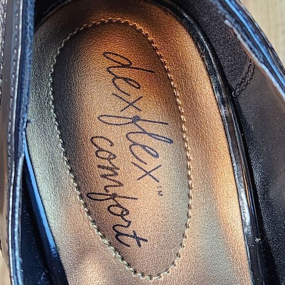 🩵DexFlex Comfort Herringbone T-Strap Heels Size 8.5 - Picture 12 of 13